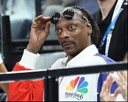 Snoop Dog à Roland Garros pendant les JO de Paris 2024